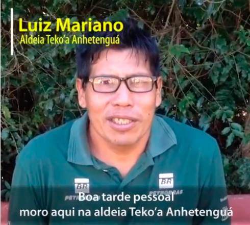 Depoimento Guarani: Luiz Mariano conta porque participa do projeto 
