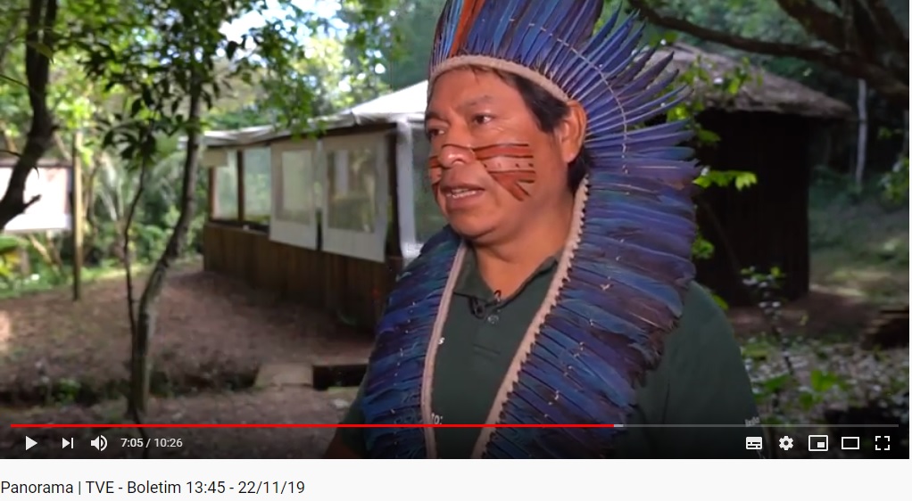 TVE realiza reportagem sobre a atuação do Projeto Ar, Água e Terra nas aldeias Guarani